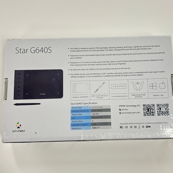 XP-Pen Star G640S Drawing Tablet - Picture 3 of 9